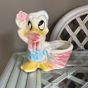 Vintage 1940’s Disney Donald Duck Vase